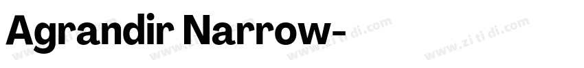 Agrandir Narrow字体转换 Agrandir Narrow字体转换